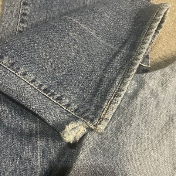 7 For All Mankind Jeans Women's Size 28 Medium Wash Distressed Bootcut 7FAMK - Picture 12 of 13